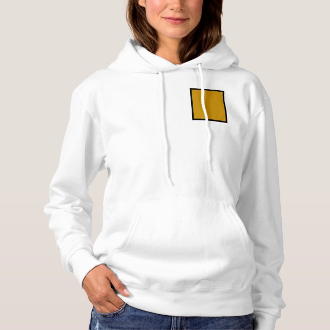 DIREKT Bildtext oder Logo hinzufügen, um Unisex be Hoodie (Vorderseite)