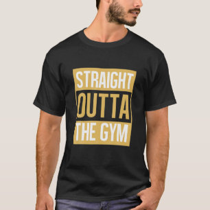 Direkt hinter der Gym Workout Fitness verschenken T-Shirt