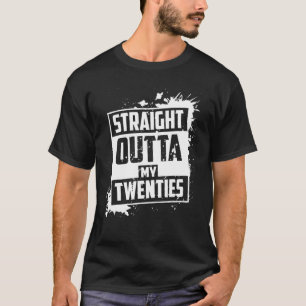 Direkt hinter meinem 20er-Shirt Niedlich Dreißi T-Shirt