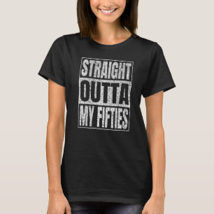 Direkt hinter meinen 50er Geburtstagsgeschirr Vint T-Shirt
