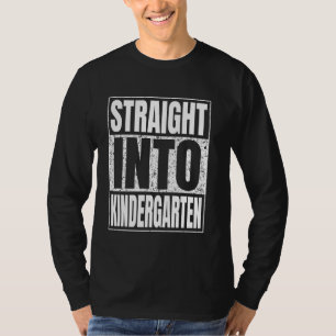 Direkt in den Kindergarten Abschluss Zurück T T-Shirt