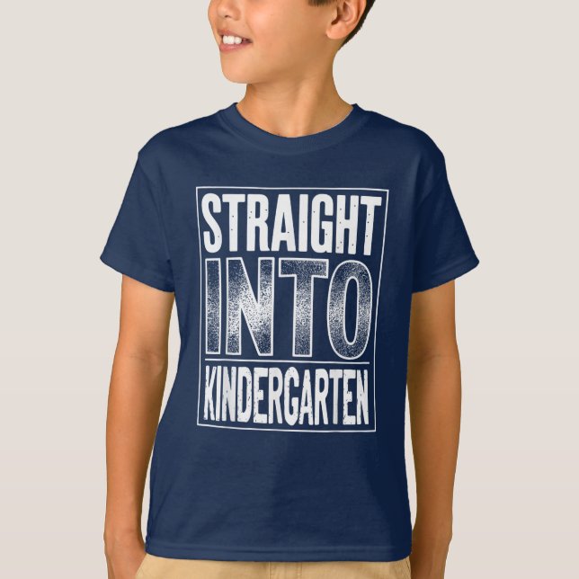 direkt in den Kindergarten T-Shirt (Vorderseite)