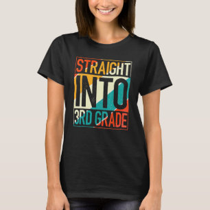 Direkt in die 3. Klasse Vintage Dritte Klasse Rück T-Shirt