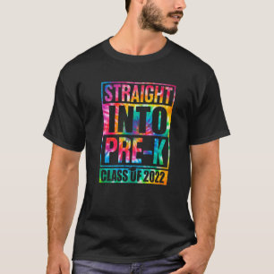 Direkt in die Pre-K zurück zur Gefärbte Krawatte P T-Shirt