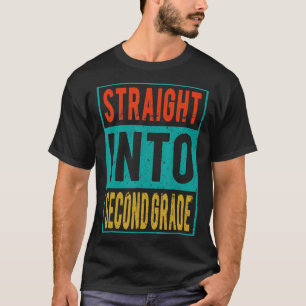 direkt in die zweite Klasse zurück zur zweiten Gra T-Shirt