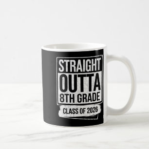Direkt raus aus der 8. Klasse Abschlussklasse 2026 Kaffeetasse