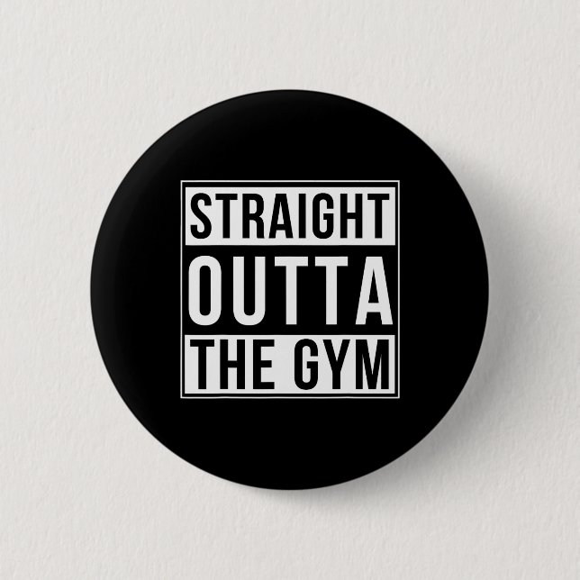 Direkt über dem Gym Funny Bodybuilding Weightli Button (Vorderseite)