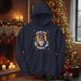 Direkt über dem Nordpol Santa Claus Hoodie