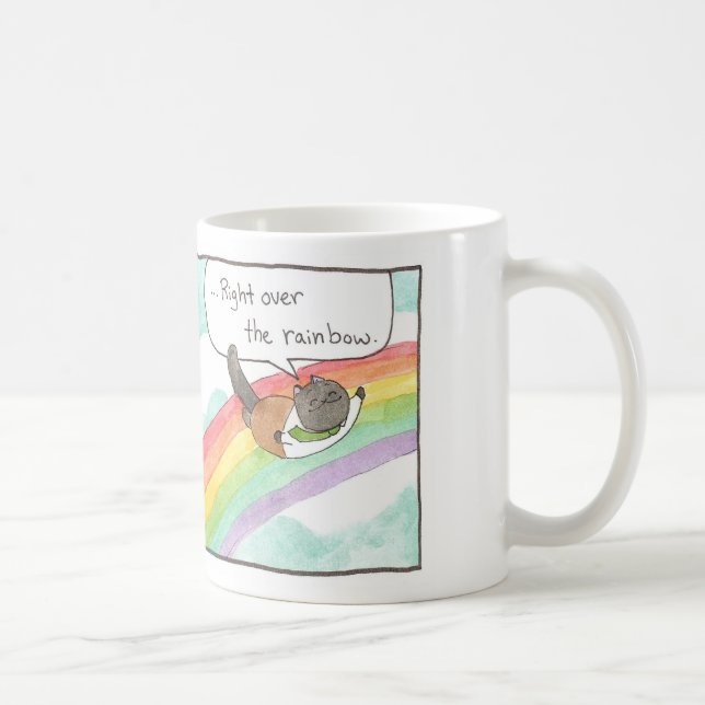 Direkt über der Regenbogen-Tasse Tasse (Rechts)