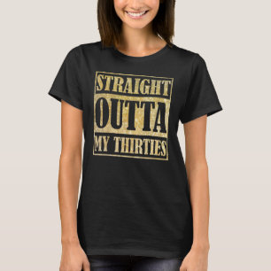 Direkt über meine Dreißiger Funny 30. Geburtstag G T-Shirt