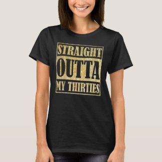 Direkt über meine Dreißiger Funny 30. Geburtstag G T-Shirt