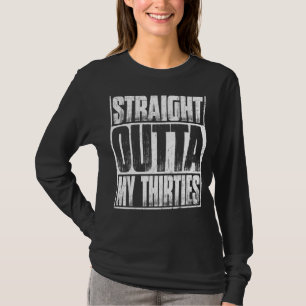 Direkt über meinem 30er T - Shirt Funny 40th Birt