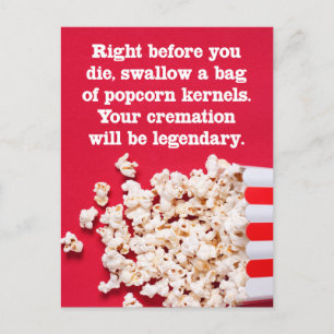 Direkt vor dem Die der Postkarte "Nur weil"