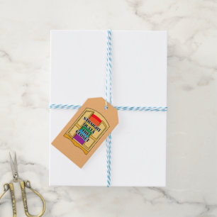 Direkt vor dem Schrank Geschenkanhänger