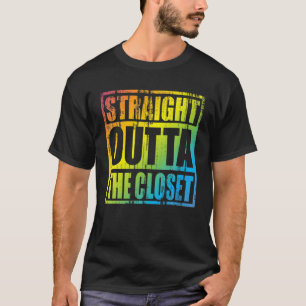 Direkt vor der Closet - Cooles, stolzes LGBT-Mitgl T-Shirt