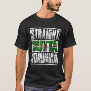 Direkt vor der Dominica-Flagge T-Shirt