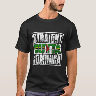 Direkt vor der Dominica-Flagge T-Shirt