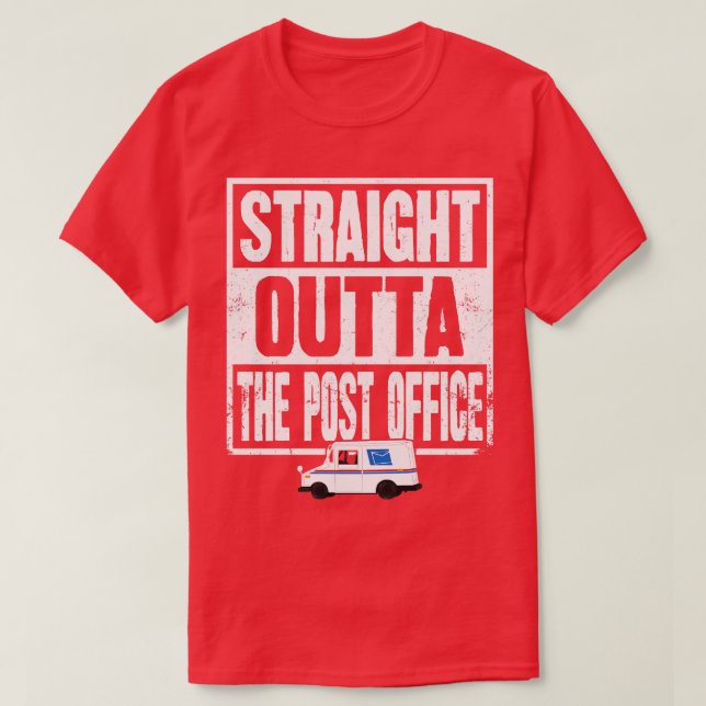 Direkt vor der Post T-Shirt (Design vorne)