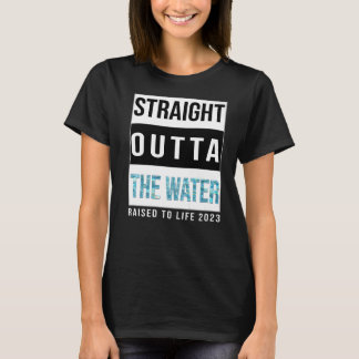 Direkt vor der Taufe zum Wasser 2023 auf Li gestie T-Shirt