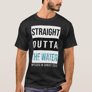 Direkt vor der Wassertaufe 2023, getauft in T-Shirt