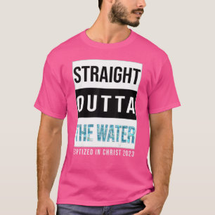 Direkt vor der Wassertaufe 2023, getauft in T-Shirt