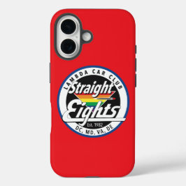 Direkte Acht Telefonzelle (rot) iPhone 16 Hülle