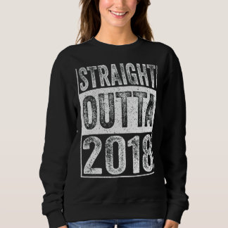 Direkte Ausfahrt 2018 4 Jahre alt Vintag 4. Geburt Sweatshirt