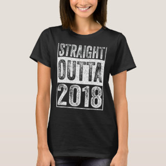 Direkte Ausfahrt 2018 4 Jahre alt Vintag 4. Geburt T-Shirt
