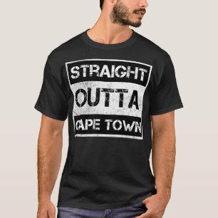 Direkte Ausfahrt Kapstadt Südafrika Vintages Essen T-Shirt