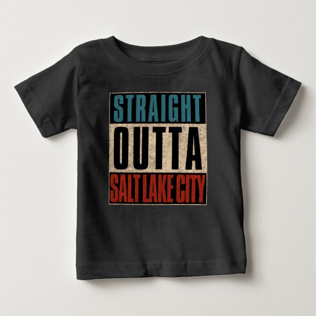 Direkte Ausfahrt Salt Lake City Utah UT Baby T-shirt (Vorderseite)