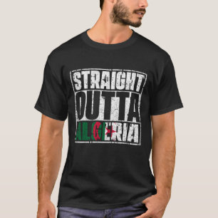 Direkte Außenflagge Algerien T-Shirt