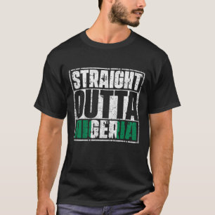 Direkte Außenflagge Nigeria T-Shirt