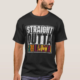Direkte Außenflagge Sri Lankas T-Shirt