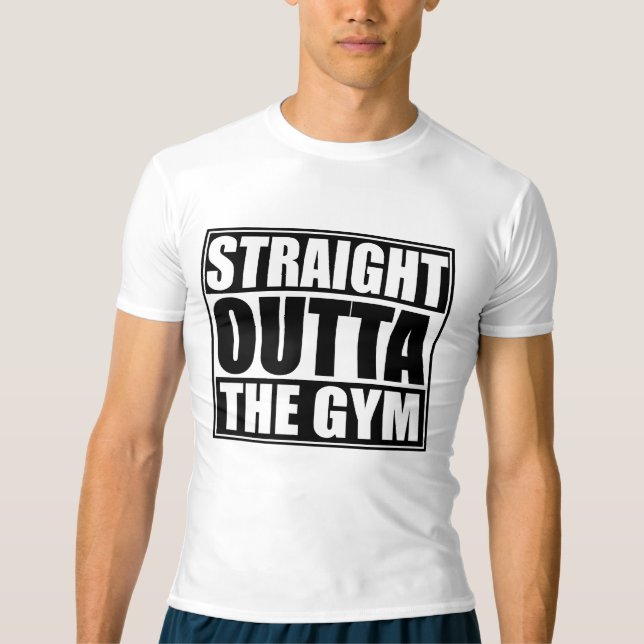 Direkte Aussicht auf den Fitnessraum T-Shirt (Vorderseite)