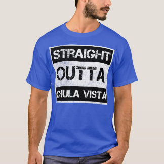 Direkte Outta Chula Vista California Vintag Dist T-Shirt