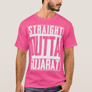Direkte Outta Gujarat Indien-Cricket T-Shirt