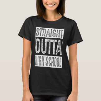 Direkte Outta High School Gaben Abschluss T-Shirt