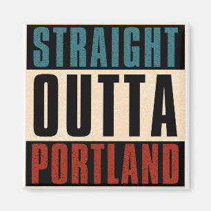 Direkte Outta Portland Oregon OR Magnet