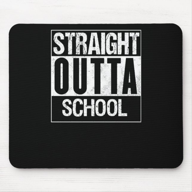 Direkte Outta School 1 Mousepad (Vorne)