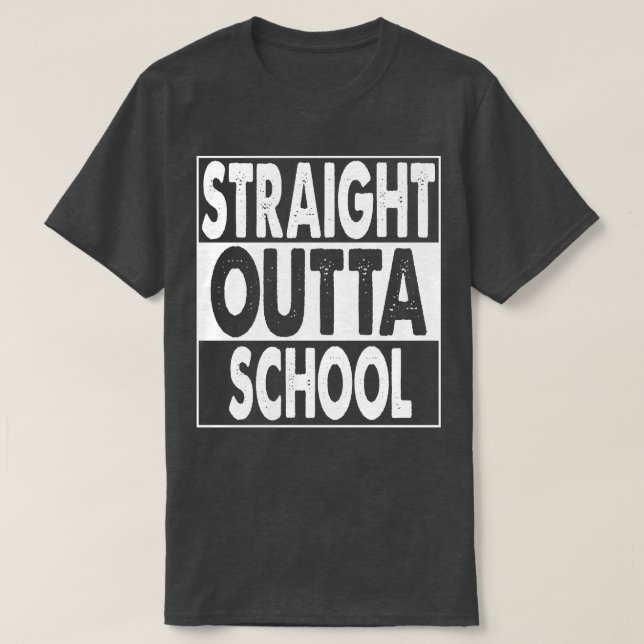 Direkte Outta School T-Shirt (Design vorne)