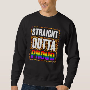 Direkte Outta Stolperfarbe hinter dem Closet R Sweatshirt