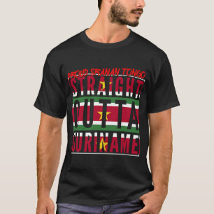 Direkte Outta Suriname Afro Pride Sranan Tongo Cr T-Shirt