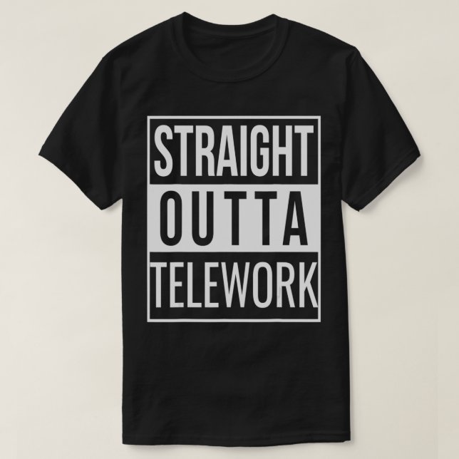 Direkte Telearbeit am Zuhause-Grafik T-Shirt (Design vorne)