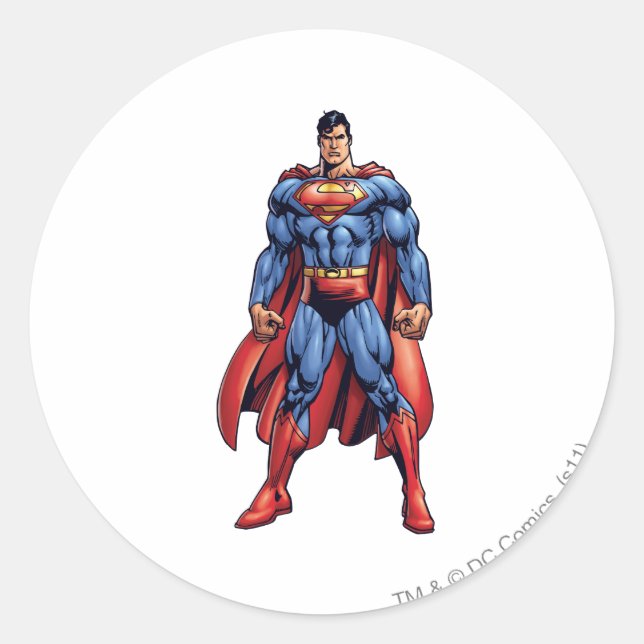 Direkter Blick Runder Aufkleber (Vorderseite)