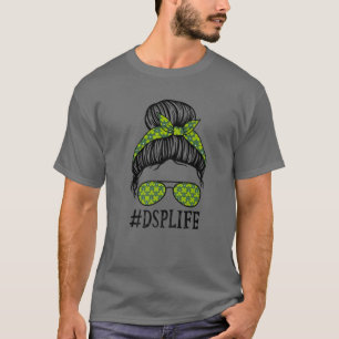 Direkter DSP-Support-Mitarbeiter von Messy Bun St T-Shirt