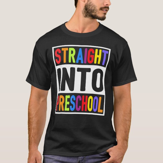 Direkter Einstieg in den ersten Schultag T-Shirt (Vorderseite)