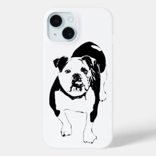 Direkter Fokus, saubere Bulldogge-Hülle Case-Mate iPhone Hülle