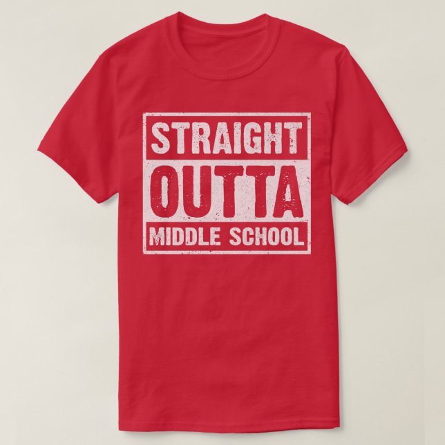 Direkter Outta Middle School Premium T - Shirt (Design vorne)