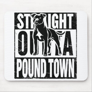 Direkter Outta Pound Town Mouse Pad Mousepad