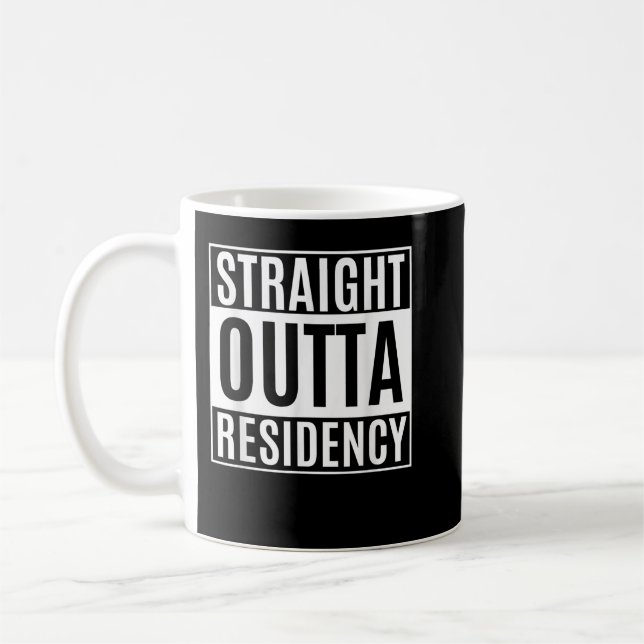 Direkter Outta Residencial Abschluss Kaffeetasse (Links)